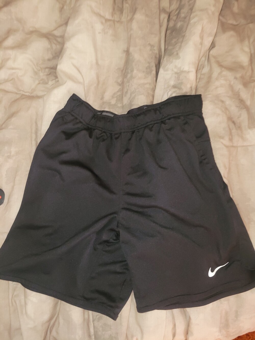 NIKE Mens Athletic Black Shorts S
